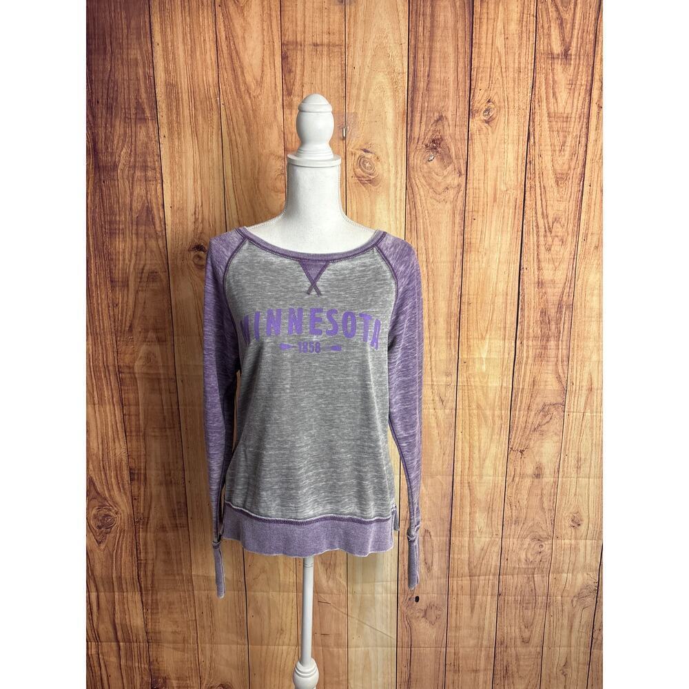 Zen by J America Minnesota "worn in" Lightweight Sweatshirt Women's Size M